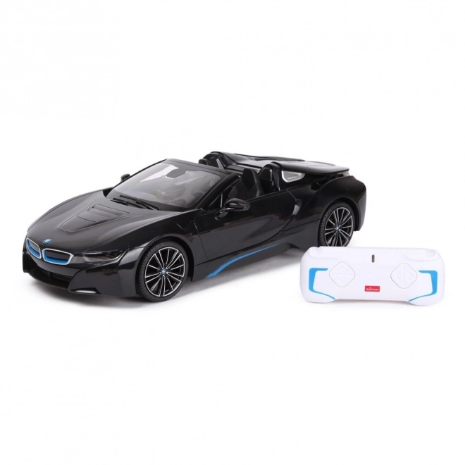 Auto R/C BMW i8 Roadster Rastar nero 1:12