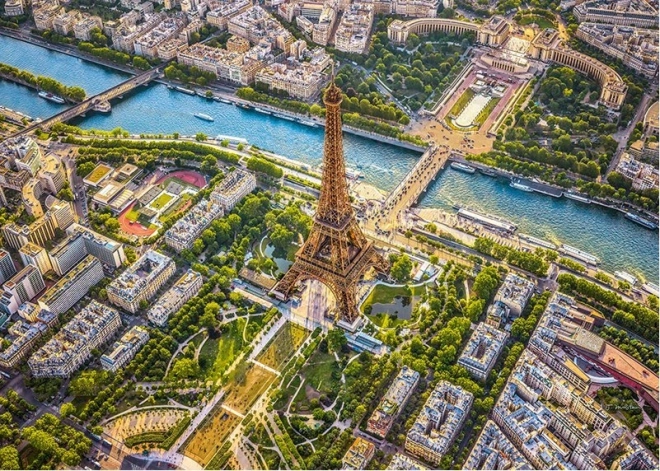 Puzzle Vista sulla Torre Eiffel 1000 Pezzi