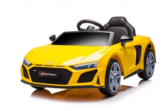 Auto a batteria Audi R8 bianco – Gialla