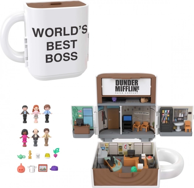 Set di figure Polly Pocket Collezione The Office