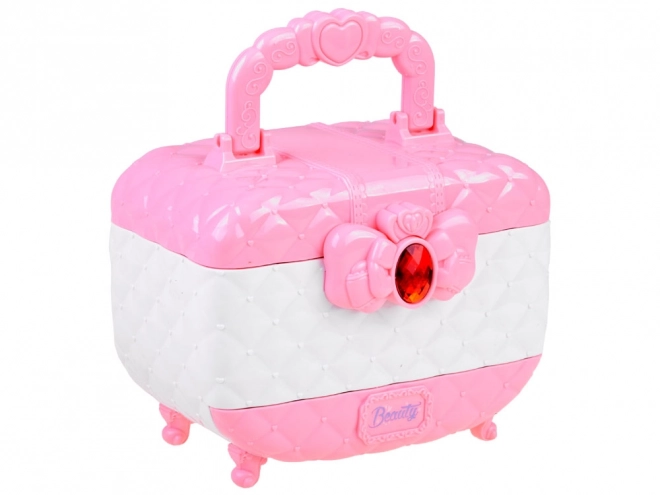 Grande beauty case rosa set trucco