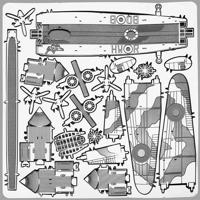 Puzzle 3D in Metallo Bombardiere Avro Lancaster