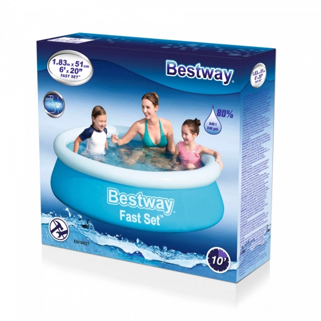Piscina gonfiabile Bestway con bordo ad anello 183x51 cm