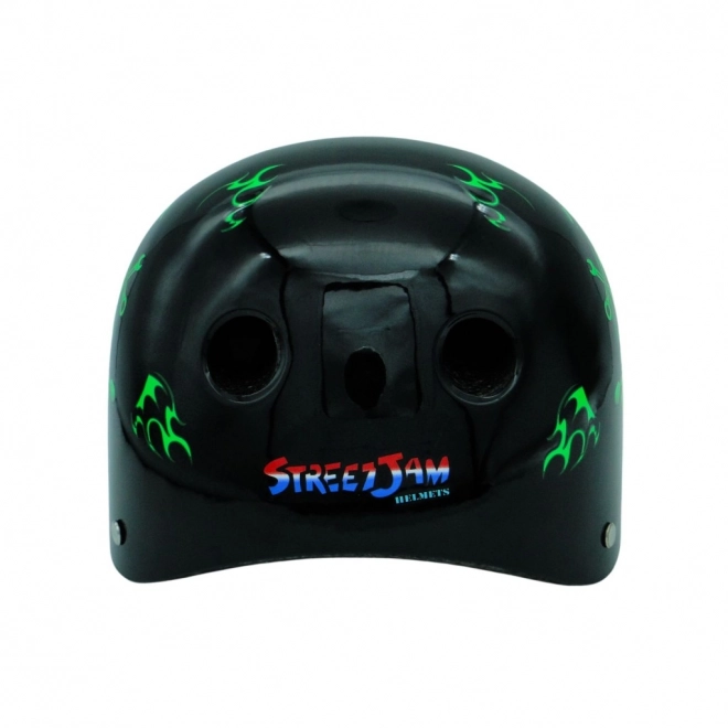 Casco da ciclismo nero-verde - Taglia M