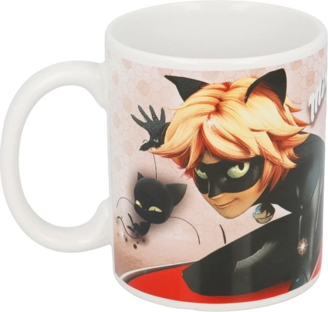 Tazza in ceramica Miraculous Ladybug e Chat Noir 325 ml