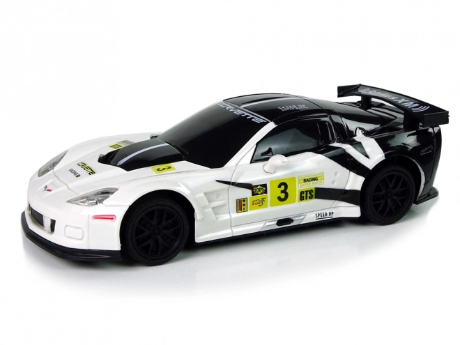 Auto sportiva radiocomandata 1:24 Corvette C6.R bianco