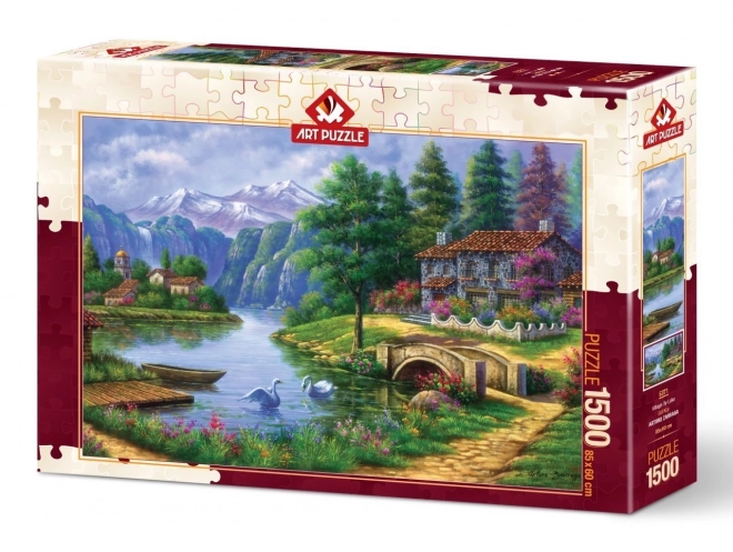 Puzzle paesino sul lago 1500 pezzi