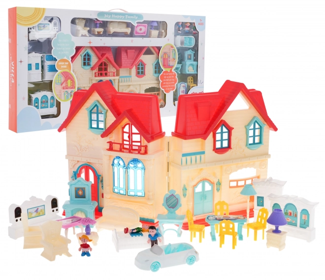 Villa Interattiva con Figure e Accessori per Bambini