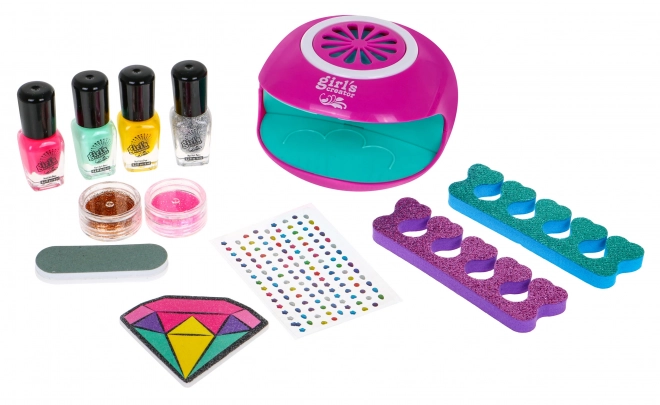 Set manicure creativo per ragazze