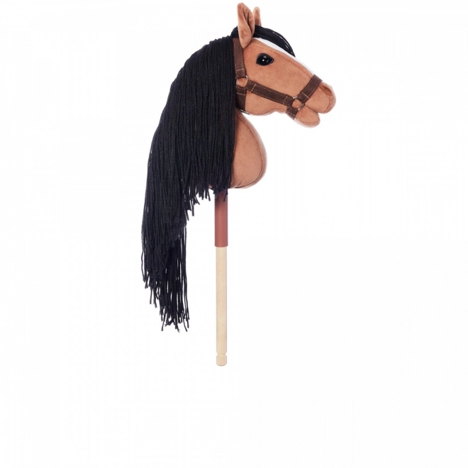 Cavallo a bastone Hobby Horse HOPPIHORSE marrone scuro