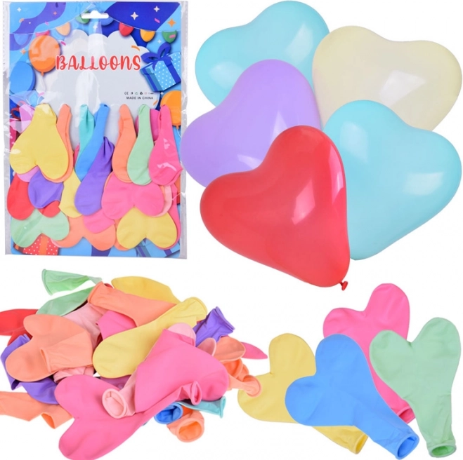 Set di palloncini a forma di cuore 24 pezzi