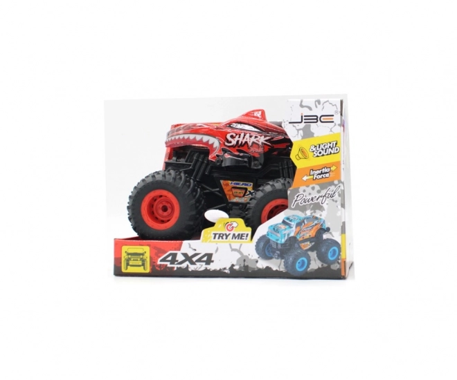 Auto Monster Truck Shark con luci e suoni