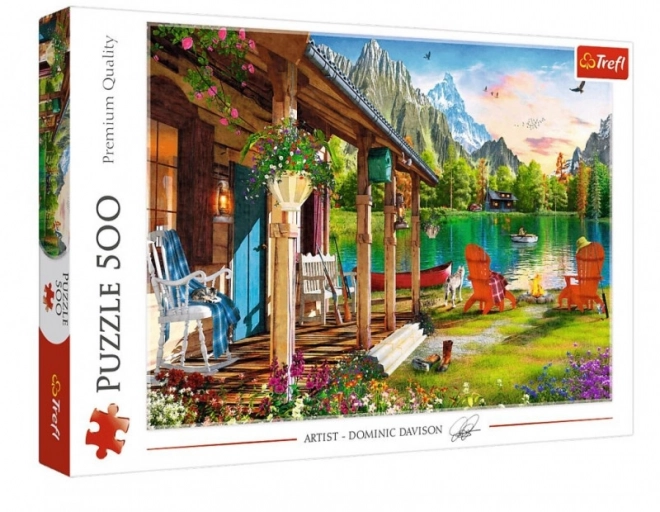 Puzzle 500 pezzi Casa in Montagna