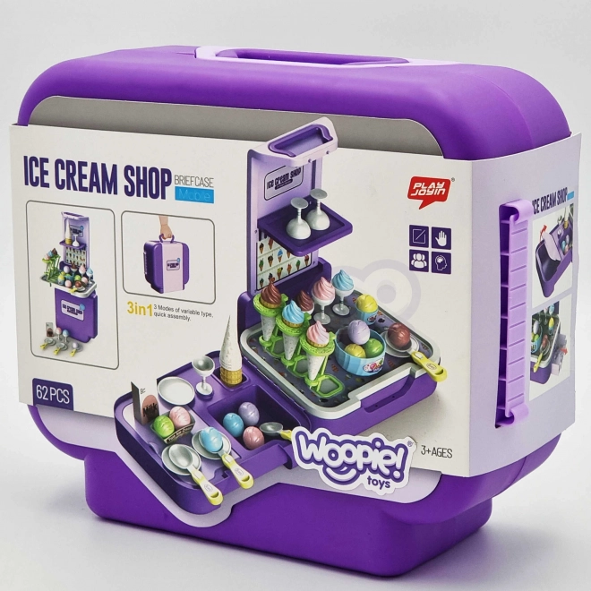 Cucina con gelato a palline 3 in 1 per bambini 62 pezzi