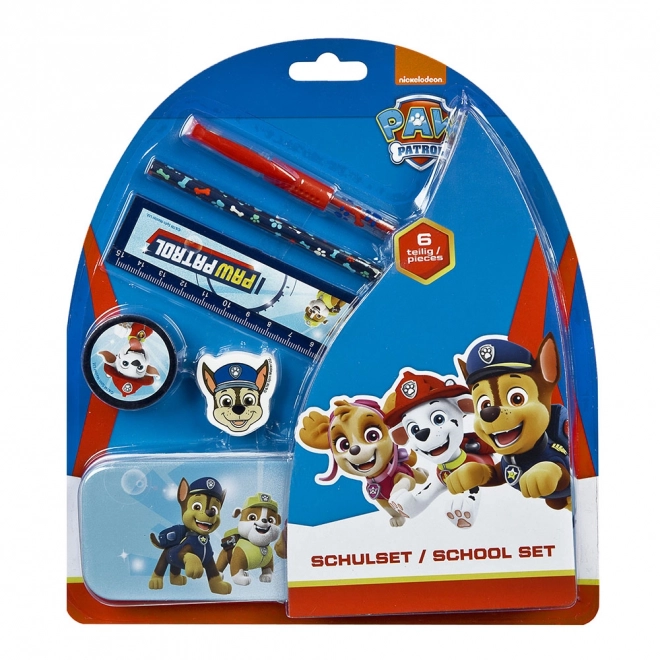 Set scolastico Paw Patrol 6 pezzi