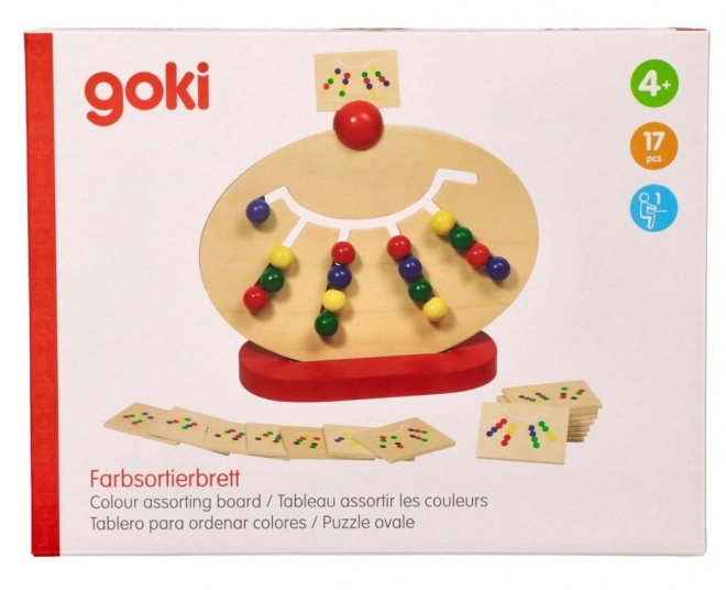 Goki tabella colorata a forma ovale