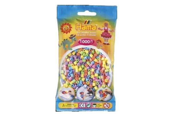 Perline da stirare Hama colori pastello MIDI 1000 pezzi