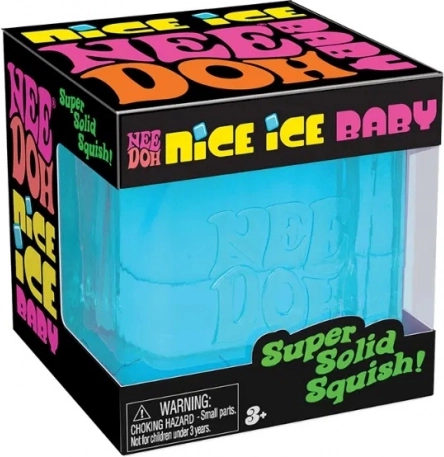 Schylling NeeDoh cubo comprimibile Teenie Nice Ice Baby