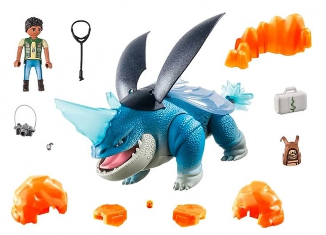 Set con Figure Dragons Plowhorn e D'Angelo