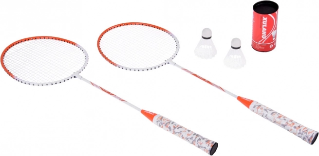 Set completo per badminton con racchette e volani in custodia