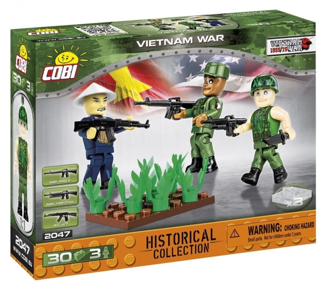 Figurine soldati guerra del Vietnam con accessori