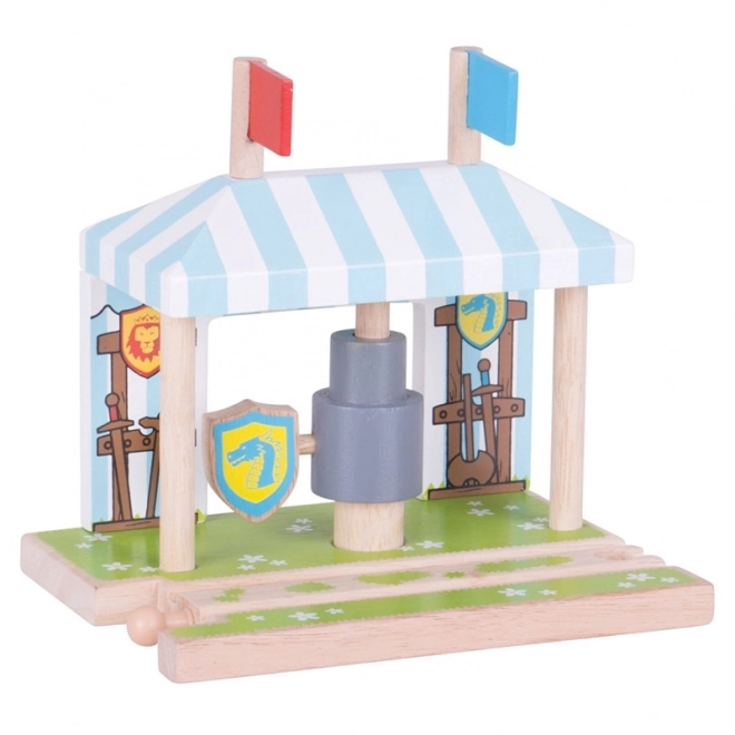 Campo di battaglia medievale Bigjigs Rail