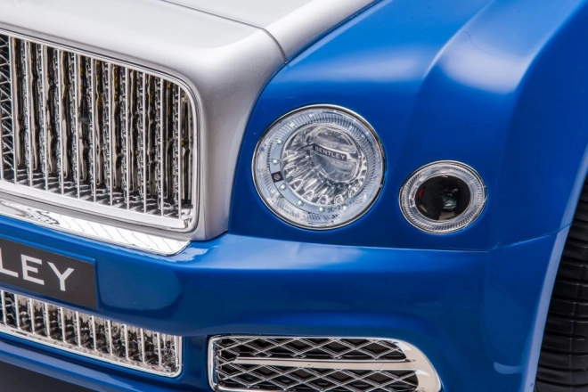 Auto Elettrico per Bambini Bentley Mulsanne Blu Lucido