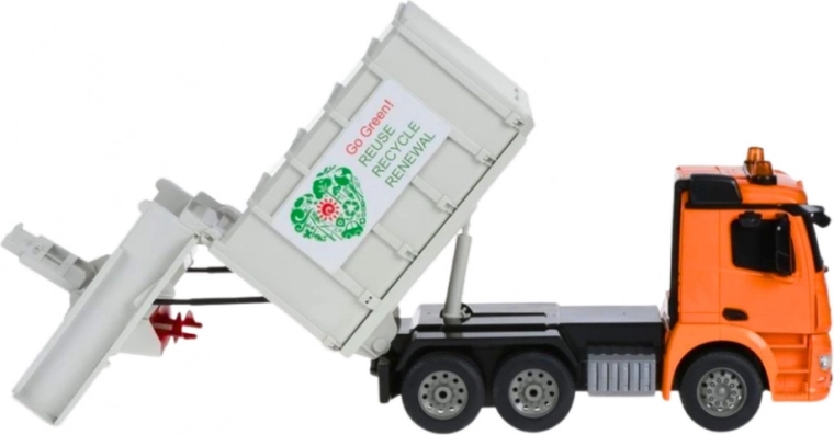 Funzioni realistiche del camion dei rifiuti