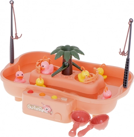 Piscinetta interattiva con isola