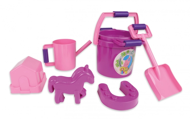 Set da spiaggia per bambini 7 pezzi con pony