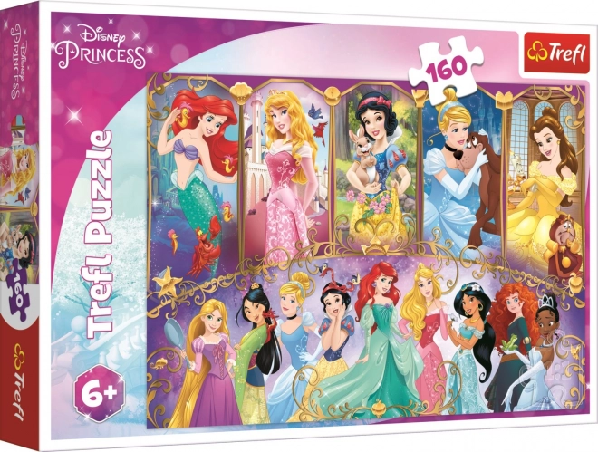 Puzzle 160 pezzi ritratti di principesse