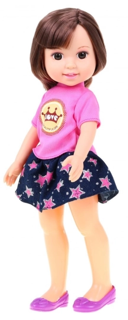 Grande bambola da stilizzare per bambini 3+ bionda con 2 vestiti e accessori – Bruna