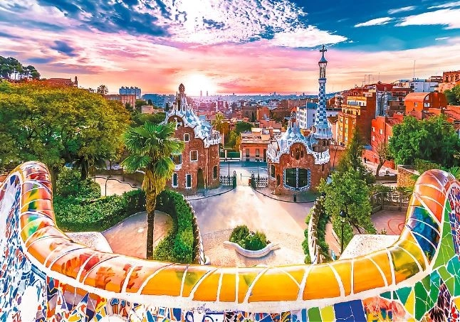 Colori vivaci e motivo di BARCELLONA