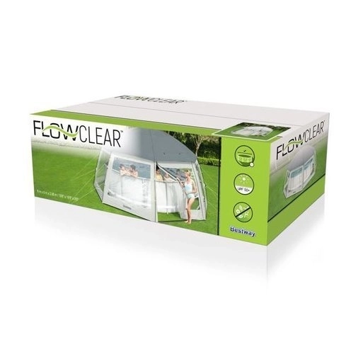 Tenda piscina 600 x 600 x 295 cm BESTWAY 58612