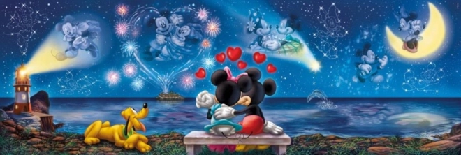 Puzzle panoramico Mickey e Minnie 1000 pezzi