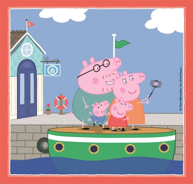 Puzzle Peppa Pig 3x48 pezzi