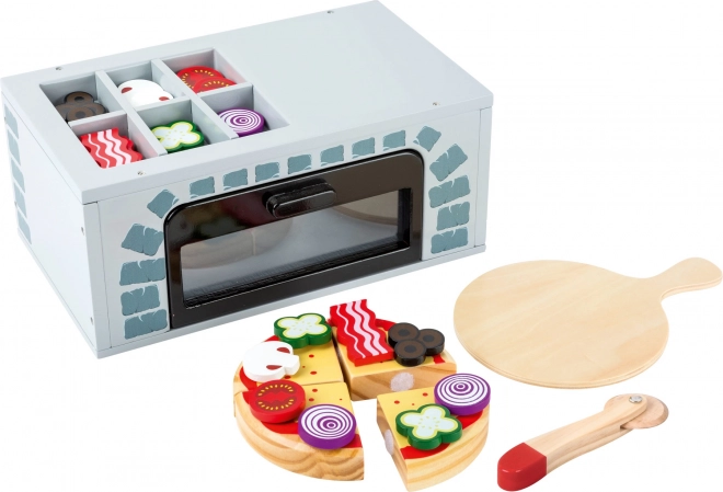 Forno per pizza in legno con accessori Small Foot