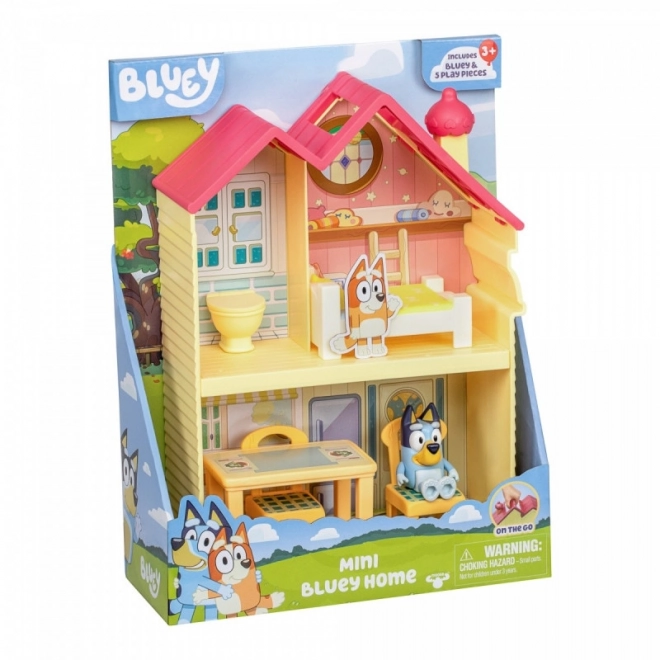 Set figurine mini casa della famiglia Bluey