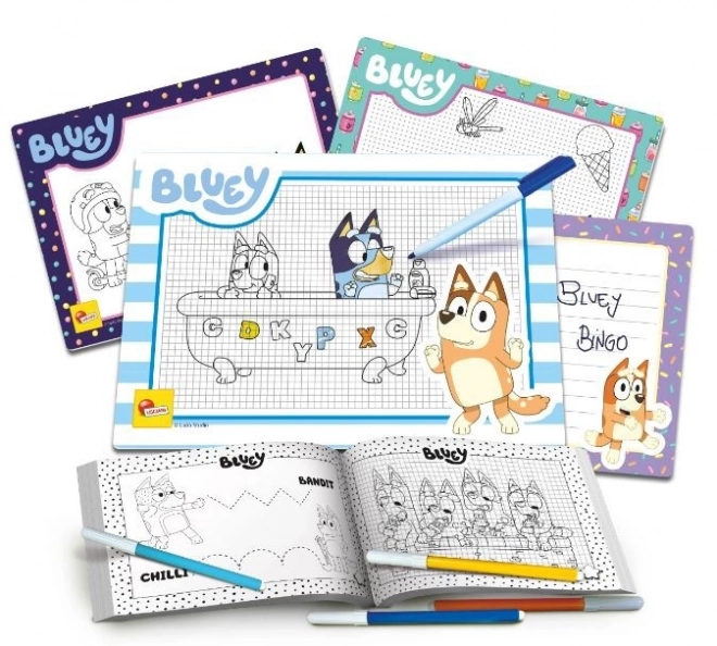 Set scuola di disegno Bluey