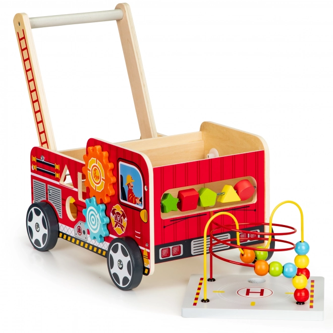 Camioncino dei pompieri in legno ECOTOYS