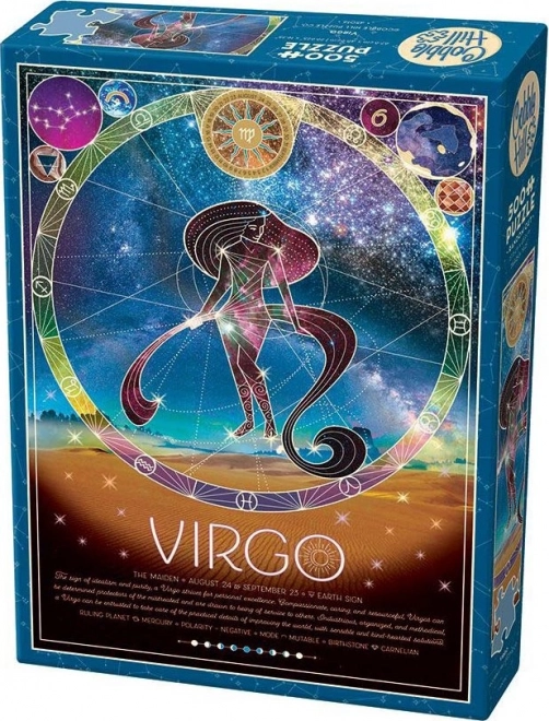 Puzzle COBBLE HILL Zodiaco: Vergine 500 pezzi