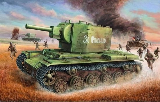 Kit modello carro armato KV-2 Trumpeter Russia