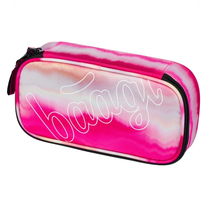 Set scuola 3 pezzi Skate Pink Stripes: zaino, astuccio, sacchetto