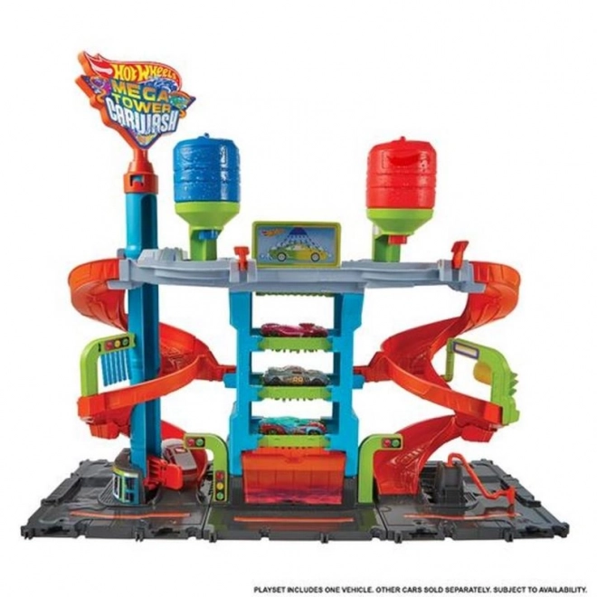 Mega autolavaggio a spirale Hot Wheels City