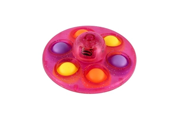 Spinner blaster con bolle in plastica 8cm