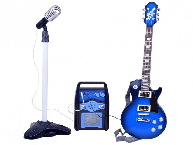 Chitarra Elettrica con Microfono e Amplificatore per Bambini Karaoke