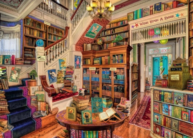 Ravensburger puzzle The Fantasy Bookshop 1000 pezzi