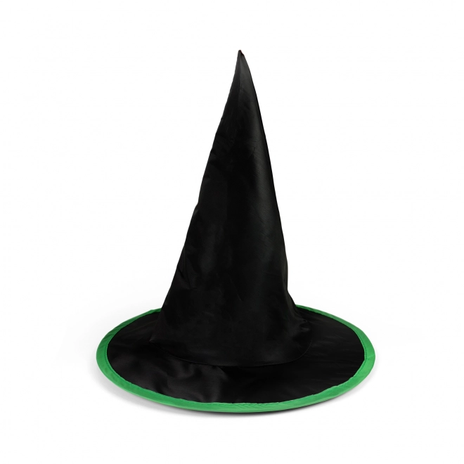 Cappello da bambino streghetta nero-verde per Halloween