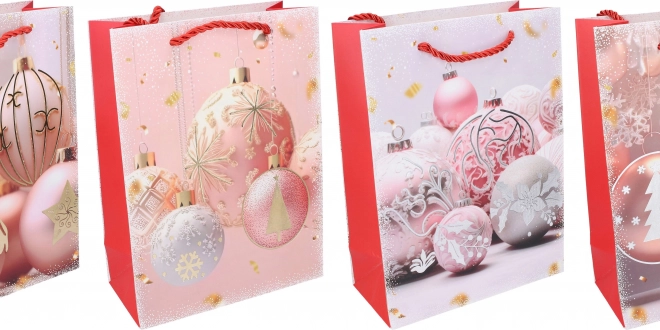 Borsa regalo Natale L 31x40x12 cm