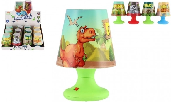 Mini lampada da tavolo con dinosauro